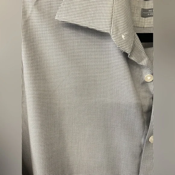 Michael Kors Air Soft Light Gray Dress Shirt Regular Fit Large 16 1/2 - Picture 5 of 5